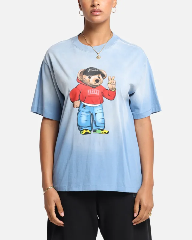 Market Fit Check Bear T-Shirt Sky Blue sold by Culture Kings