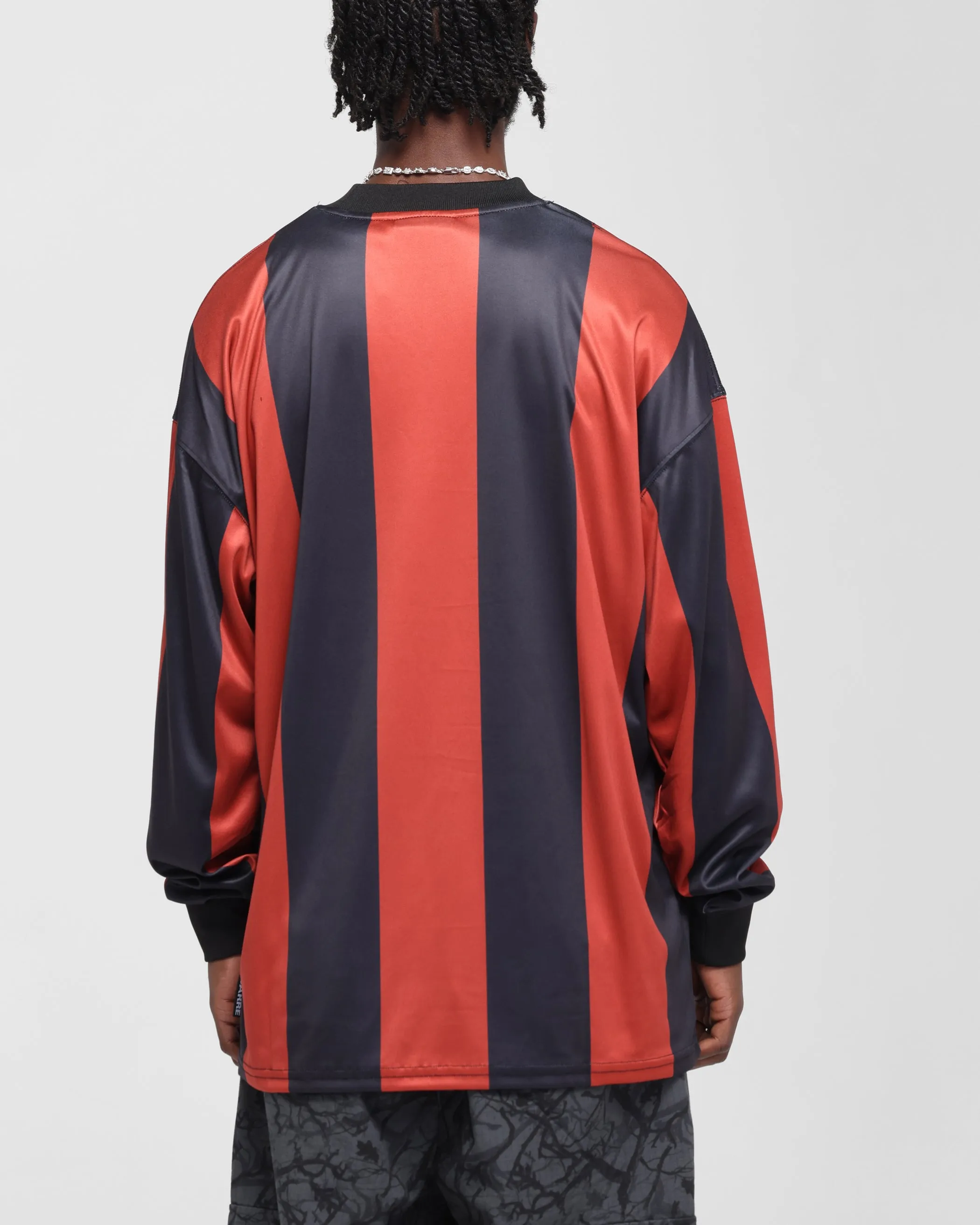 Carre Academy Oversized Long Sleeve T-Shirt Red/Black sold by Culture Kings product image thumbnail 3
