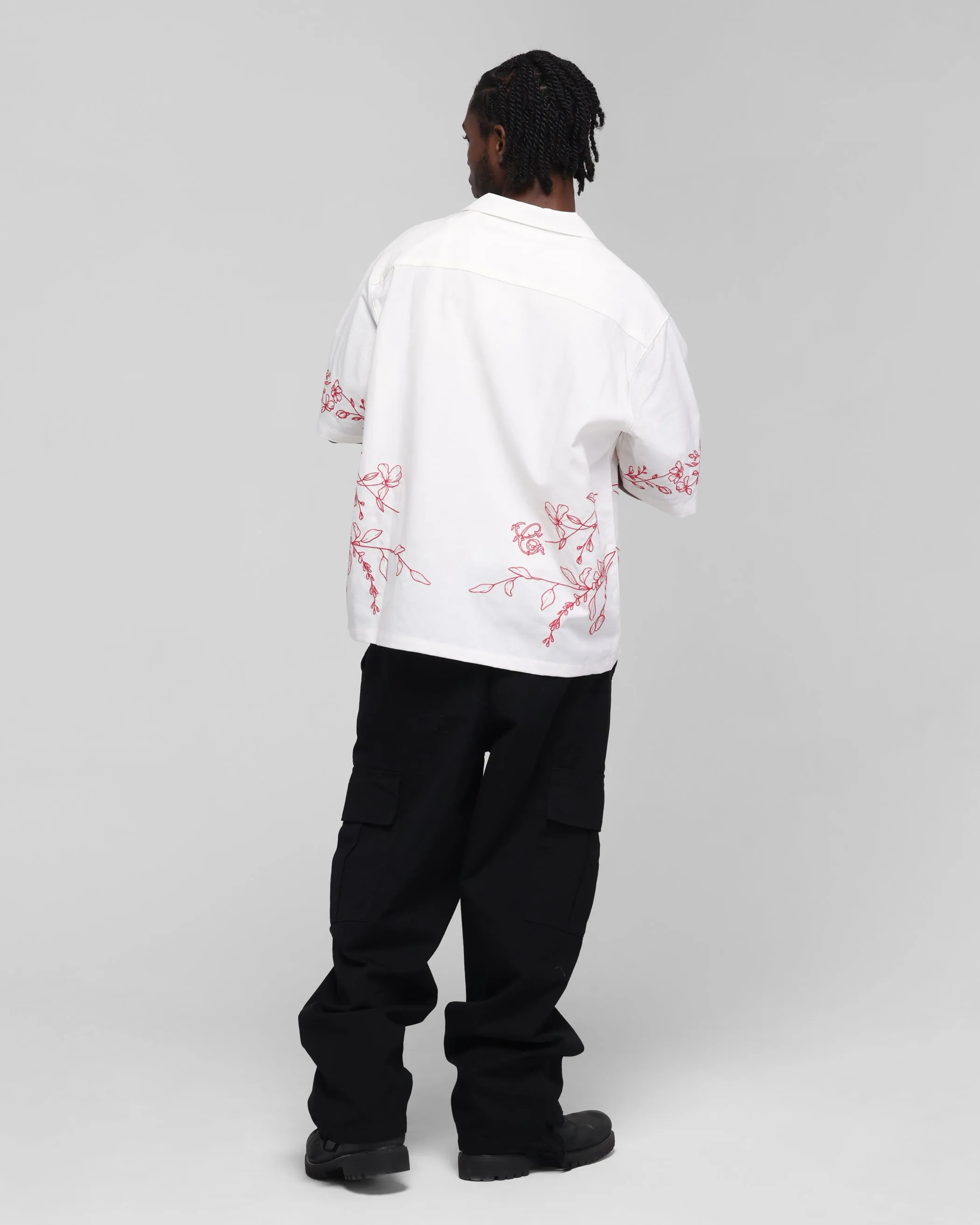 Carre Botanica Button Up Shirt Off White sold by Culture Kings product image thumbnail 4