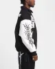 Loiter Cyber Varsity Jacket Black/White sold by Culture Kings