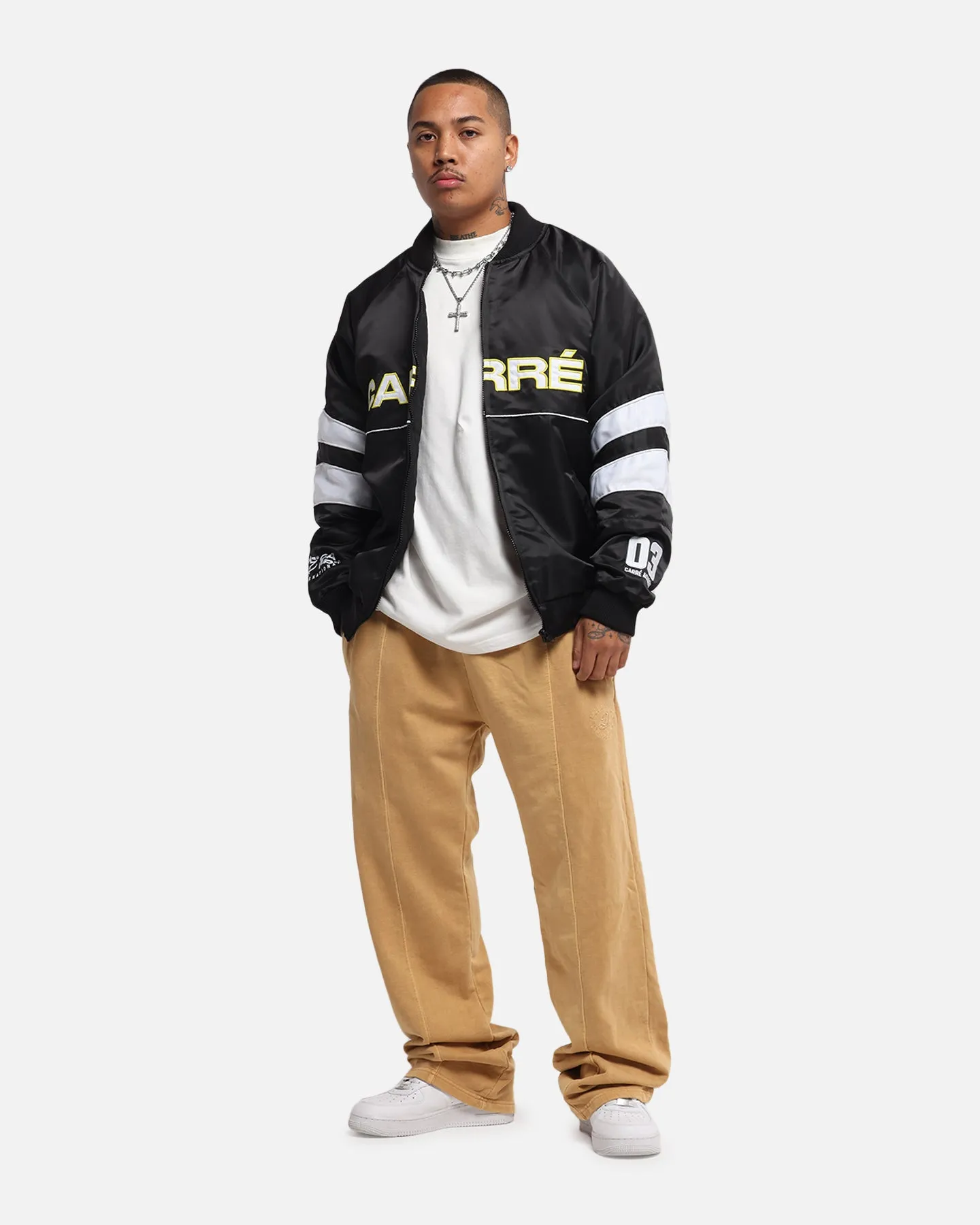 Carre Rally Panelled Bomber Jacket Black sold by Culture Kings product image thumbnail 2