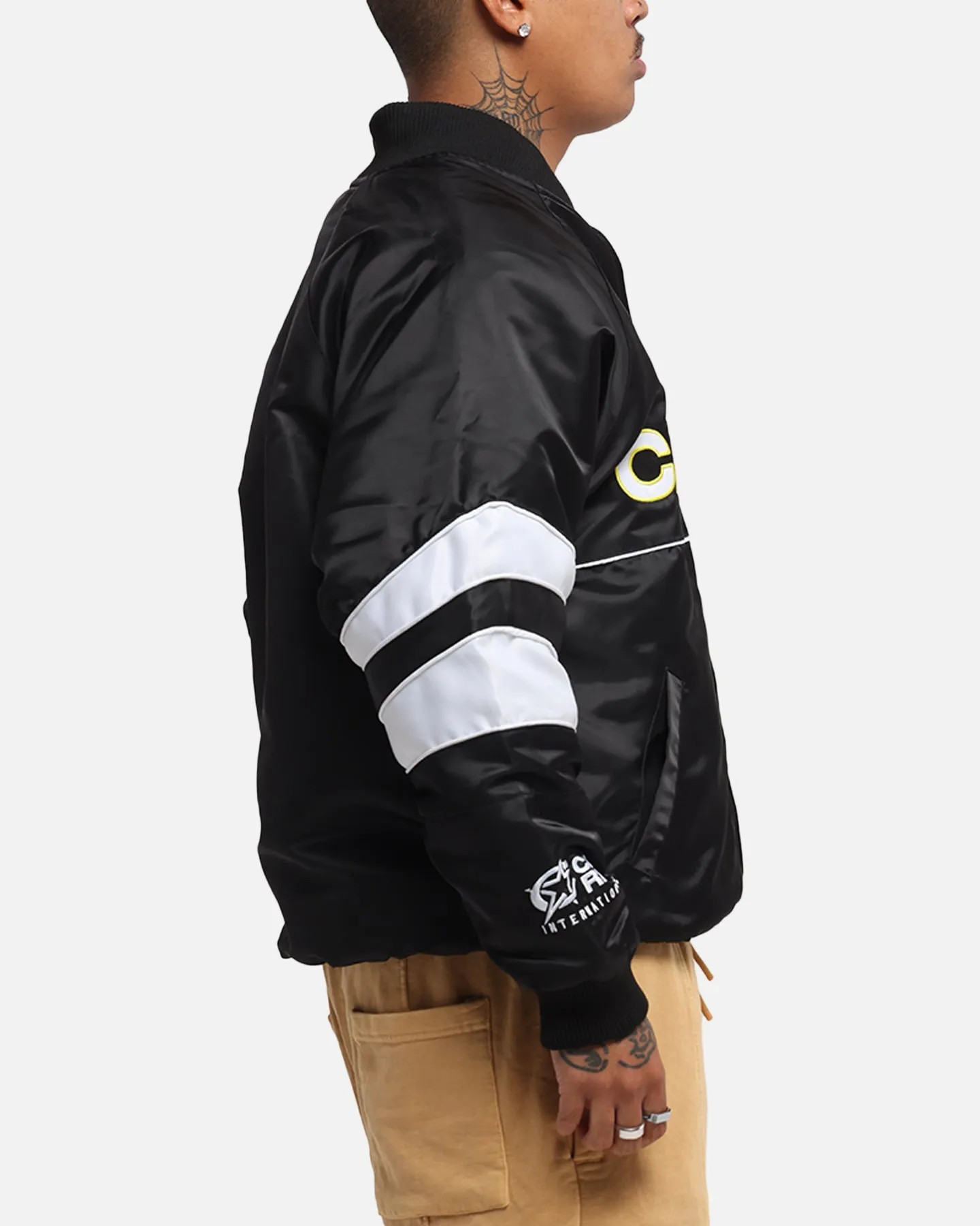 Carre Rally Panelled Bomber Jacket Black sold by Culture Kings product image thumbnail 4