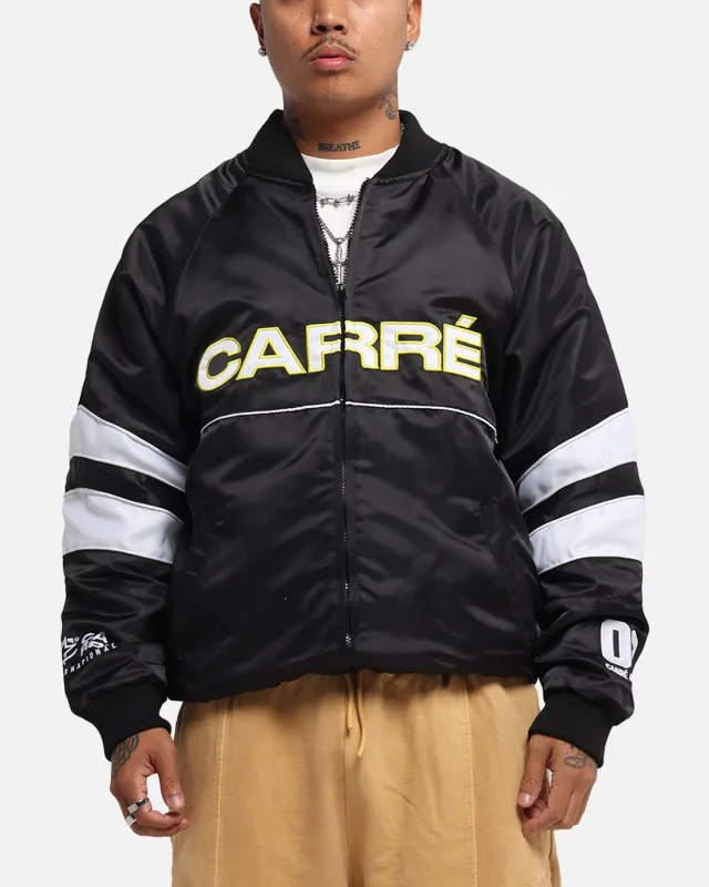 Carre Rally Panelled Bomber Jacket Black sold by Culture Kings