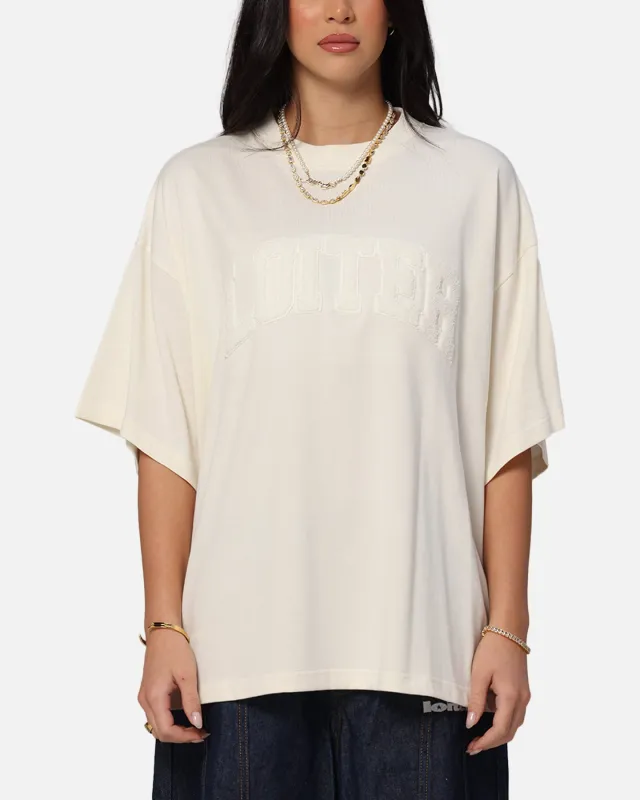 Loiter Arch Premium Boxy T-Shirt Off White sold by Culture Kings