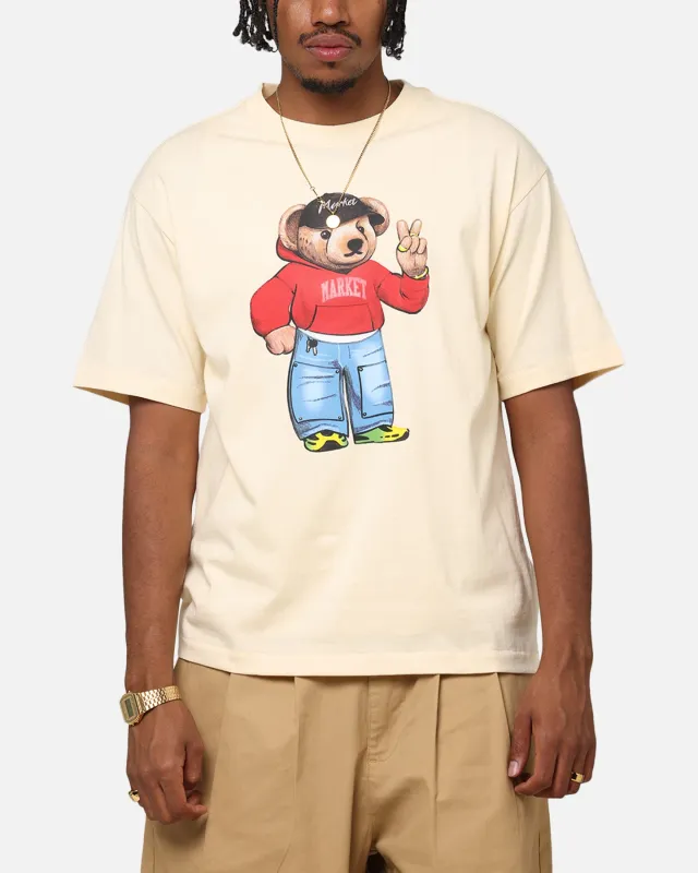 Market Fit Check Bear T-Shirt Cream sold by Culture Kings