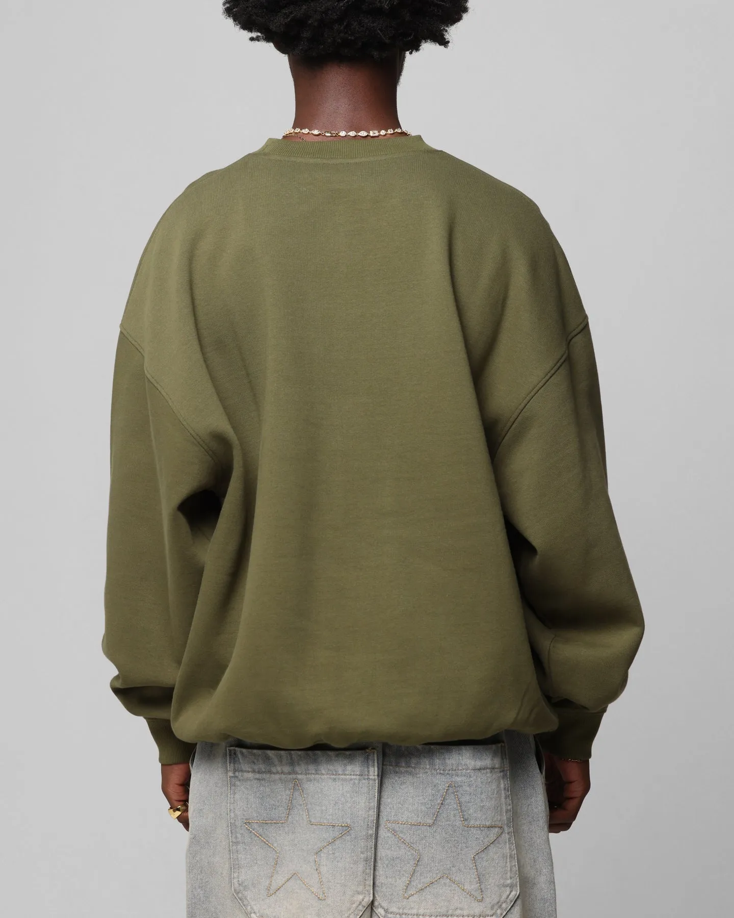 Loiter Arch Premium Crewneck Khaki sold by Culture Kings product image thumbnail 3