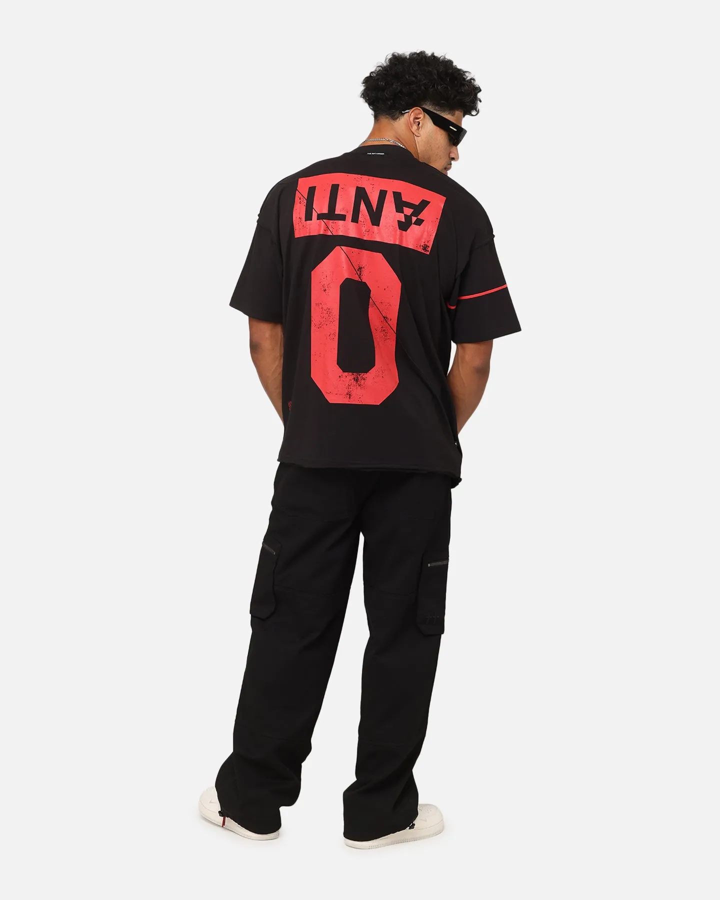 The Anti Order Azero Non Seam Oversized T-Shirt Black/Red sold by Culture Kings product image thumbnail 3