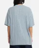 XXIII Rib Knit T-Shirt Blue Marle sold by Culture Kings