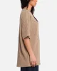 XXIII Rib Knit T-Shirt Tan Marle sold by Culture Kings