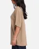XXIII Rib Knit T-Shirt Tan Marle sold by Culture Kings