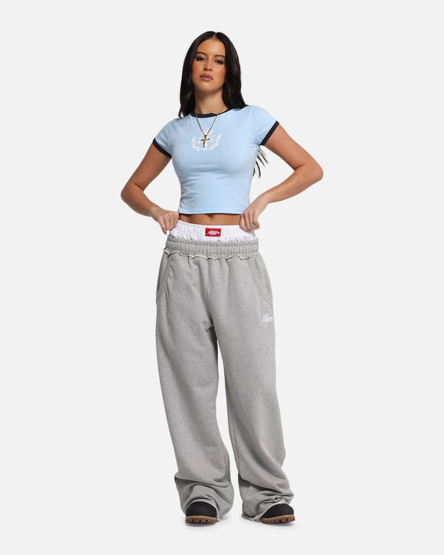 Loiter Layered Track Pants Grey sold by Culture Kings product image thumbnail 2