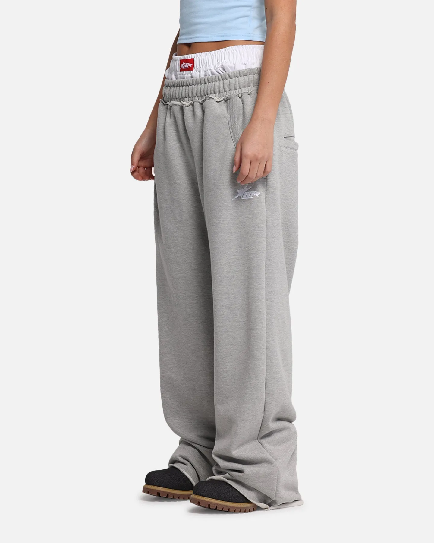 Loiter Layered Track Pants Grey sold by Culture Kings product image thumbnail 5