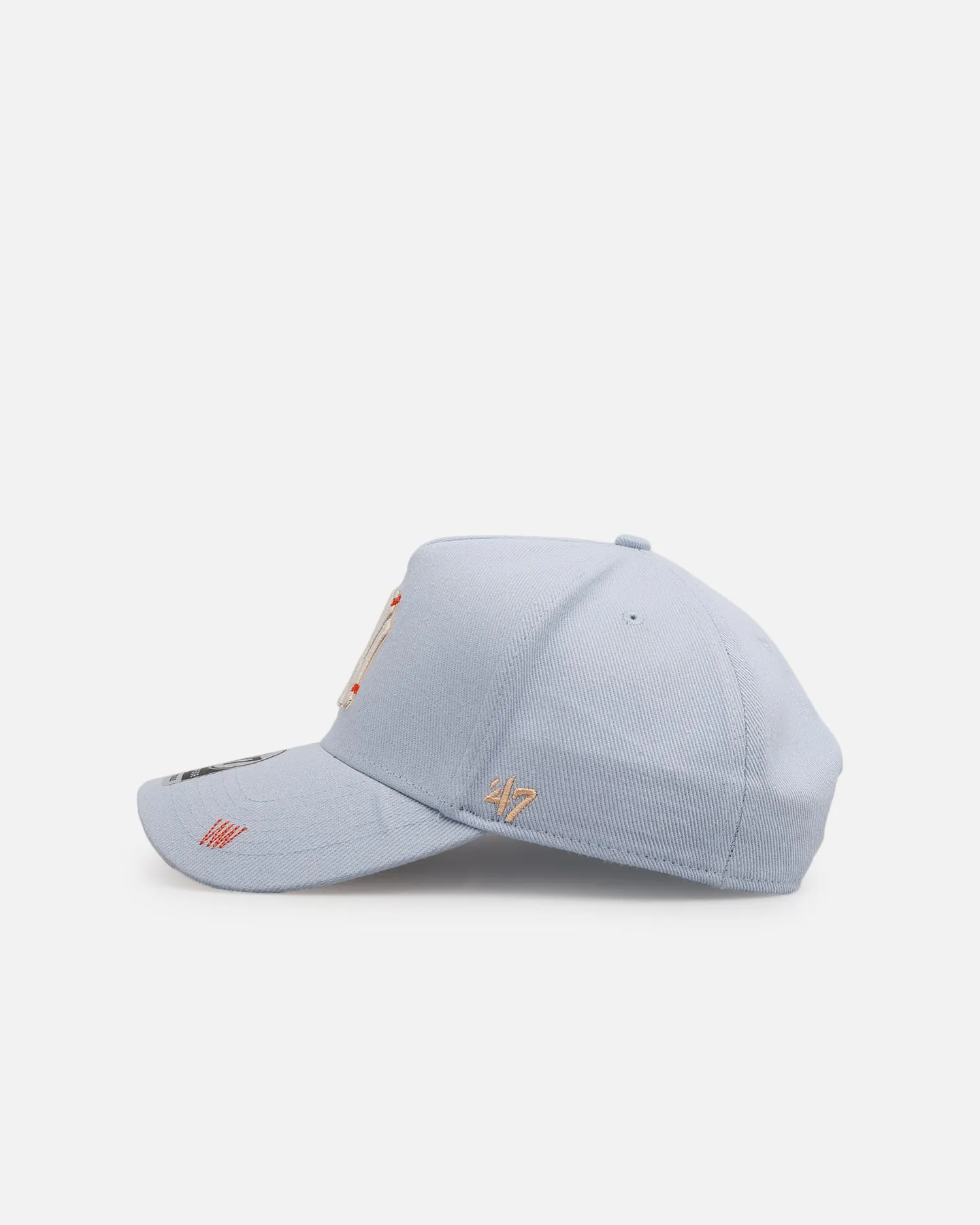 47 Brand New York Yankees 'Overstitch' 47 Offside Snapback Light Blue sold by Culture Kings product image thumbnail 4