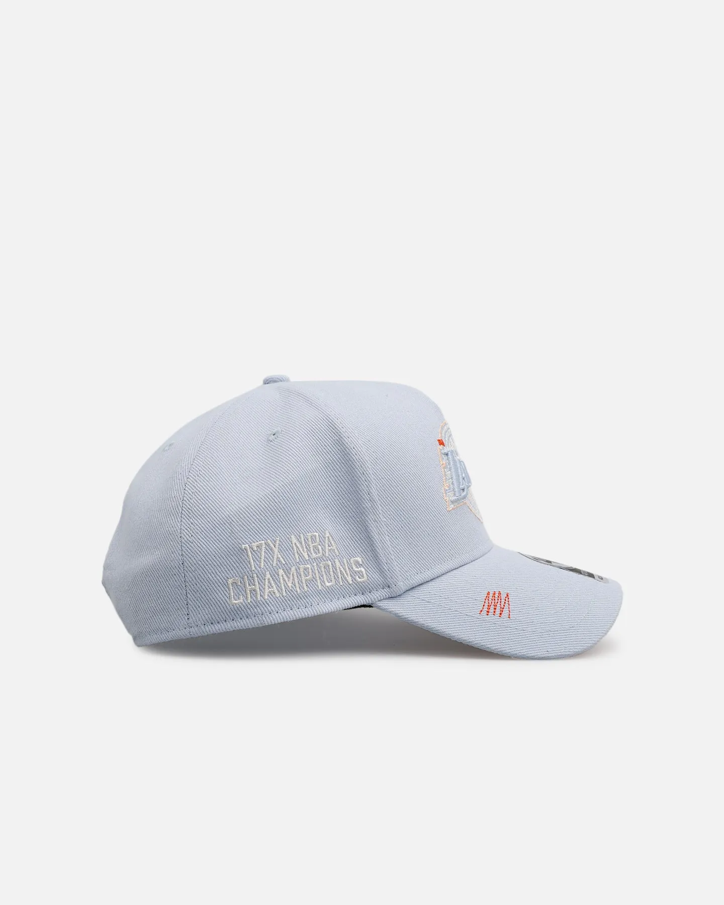 47 Brand Los Angeles Lakers 'Overstitch' 47 Offside Snapback Light Blue sold by Culture Kings product image thumbnail 3