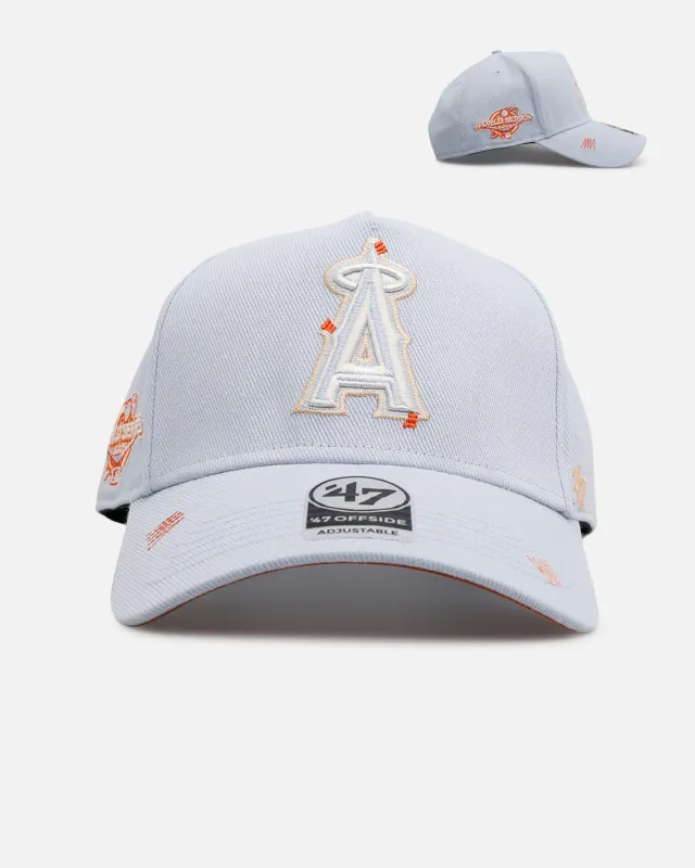47 Brand Los Angeles Angels 'Overstitch' 47 Offside Snapback Light Blue sold by Culture Kings