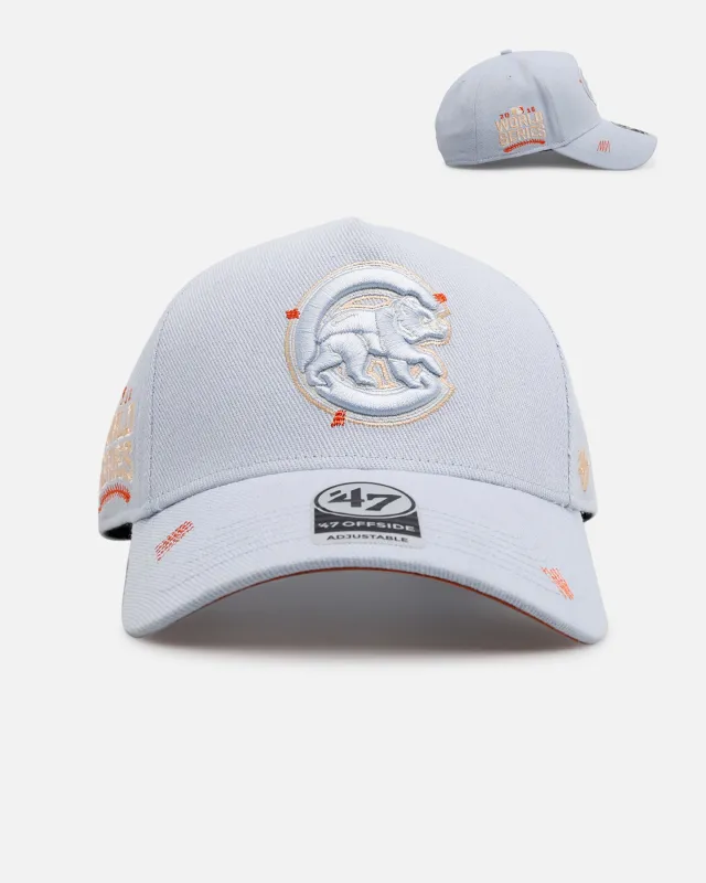 47 Brand Chicago Cubs 'Overstitch' 47 Offside Snapback Light Blue sold by Culture Kings