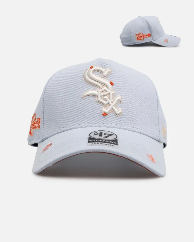 47 Brand Chicago White Sox 'Overstitch' 47 Offside Snapback Light Blue sold by Culture Kings
