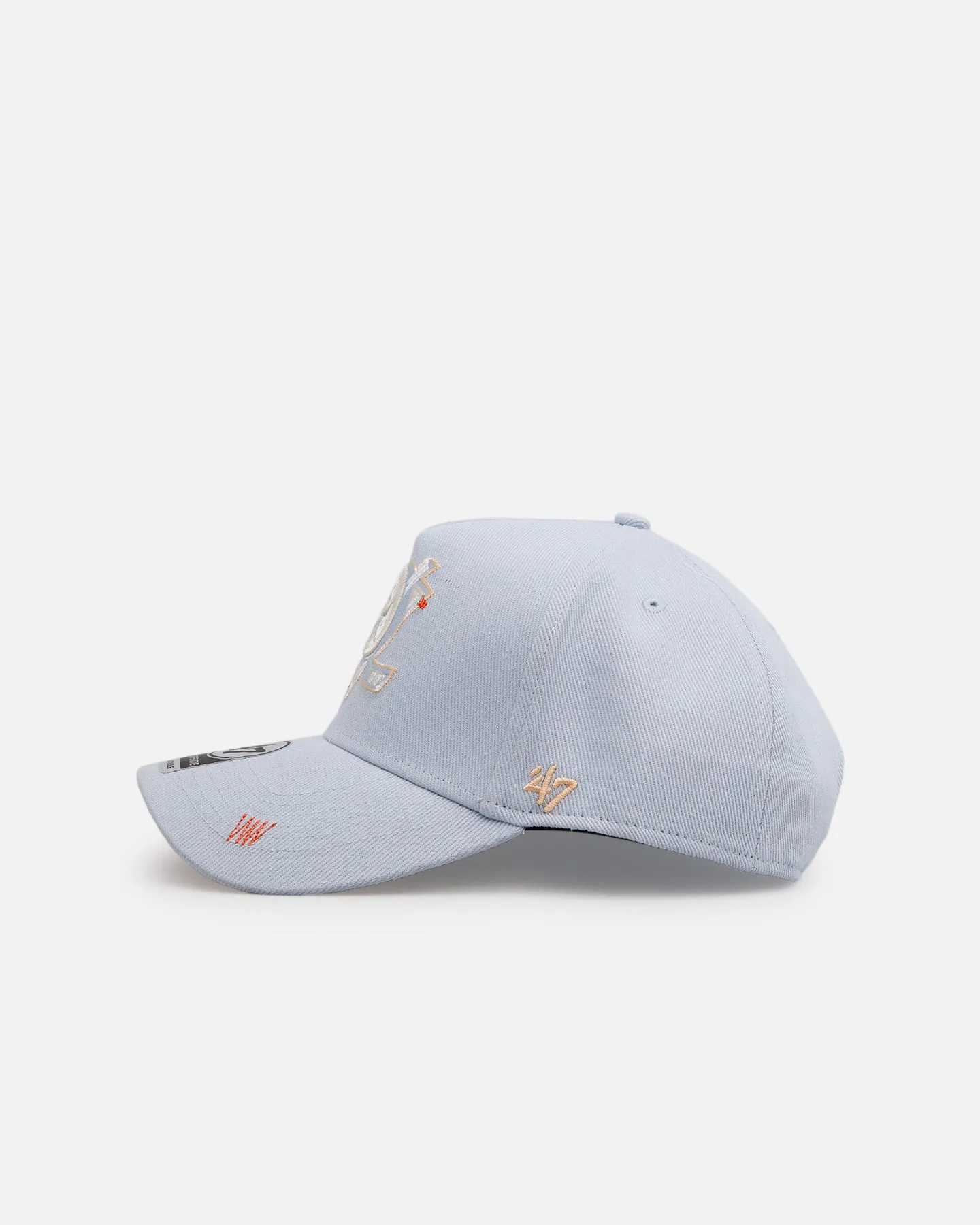 47 Brand Anaheim Ducks 'Overstitch' 47 Offside Snapback Light Blue sold by Culture Kings product image thumbnail 4
