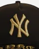 New Era New York Yankees 'Washed Black Gothic Script' 9FORTY A-Frame Snapback Black sold by Culture Kings