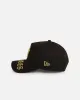 New Era New York Yankees 'Washed Black Gothic Script' 9FORTY A-Frame Snapback Black sold by Culture Kings