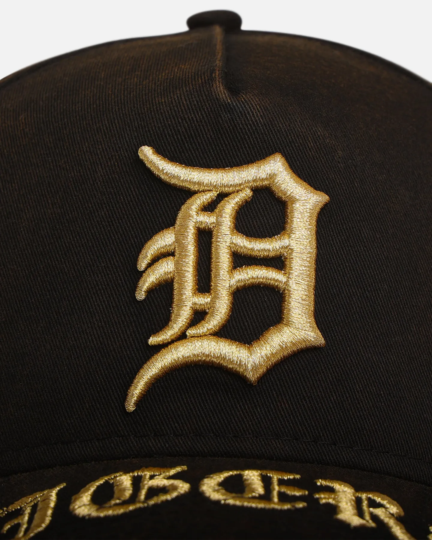 New Era Detroit Tigers 'Washed Black Gothic Script' 9FORTY A-Frame Snapback Black sold by Culture Kings product image thumbnail 5