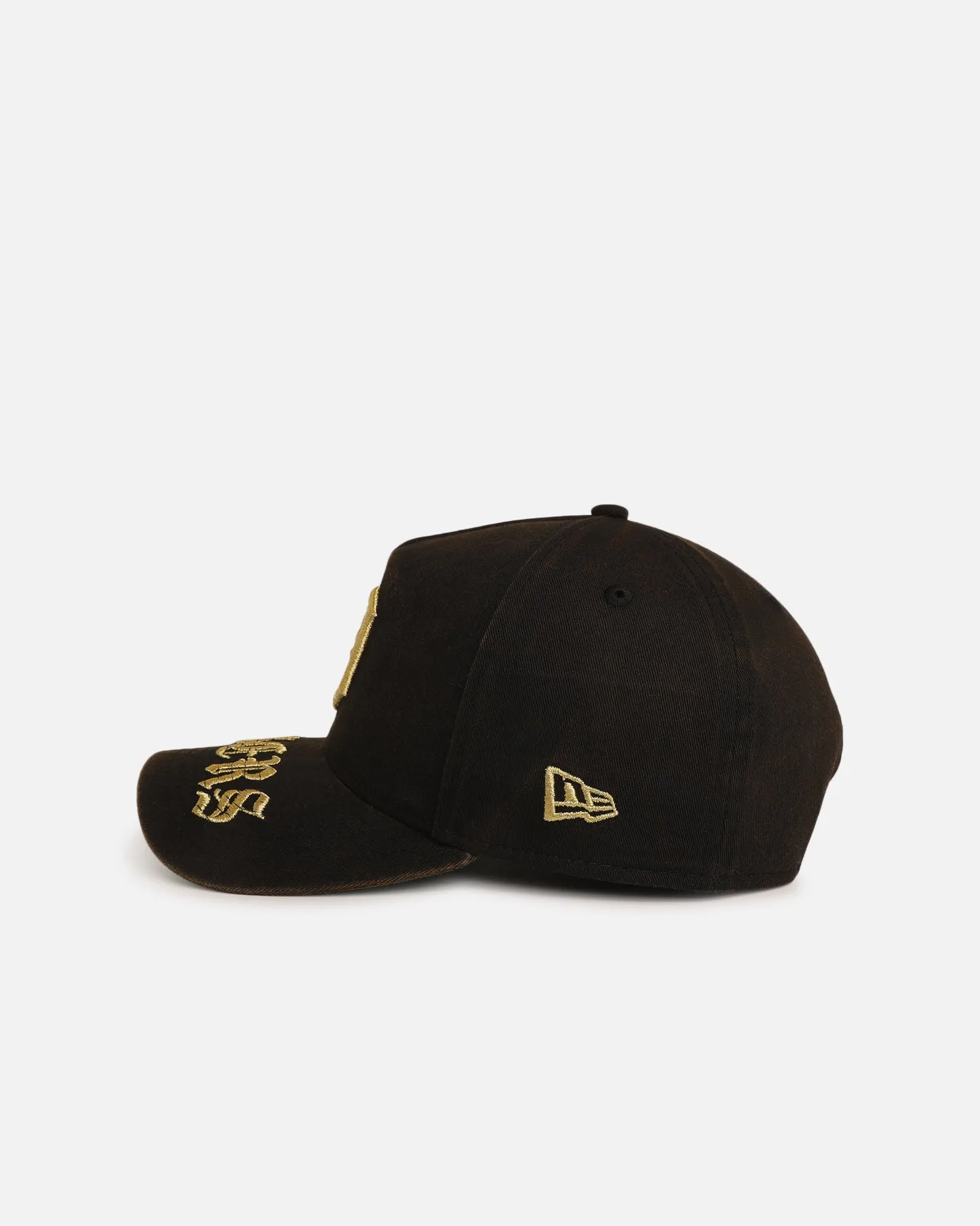 New Era Detroit Tigers 'Washed Black Gothic Script' 9FORTY A-Frame Snapback Black sold by Culture Kings product image thumbnail 4