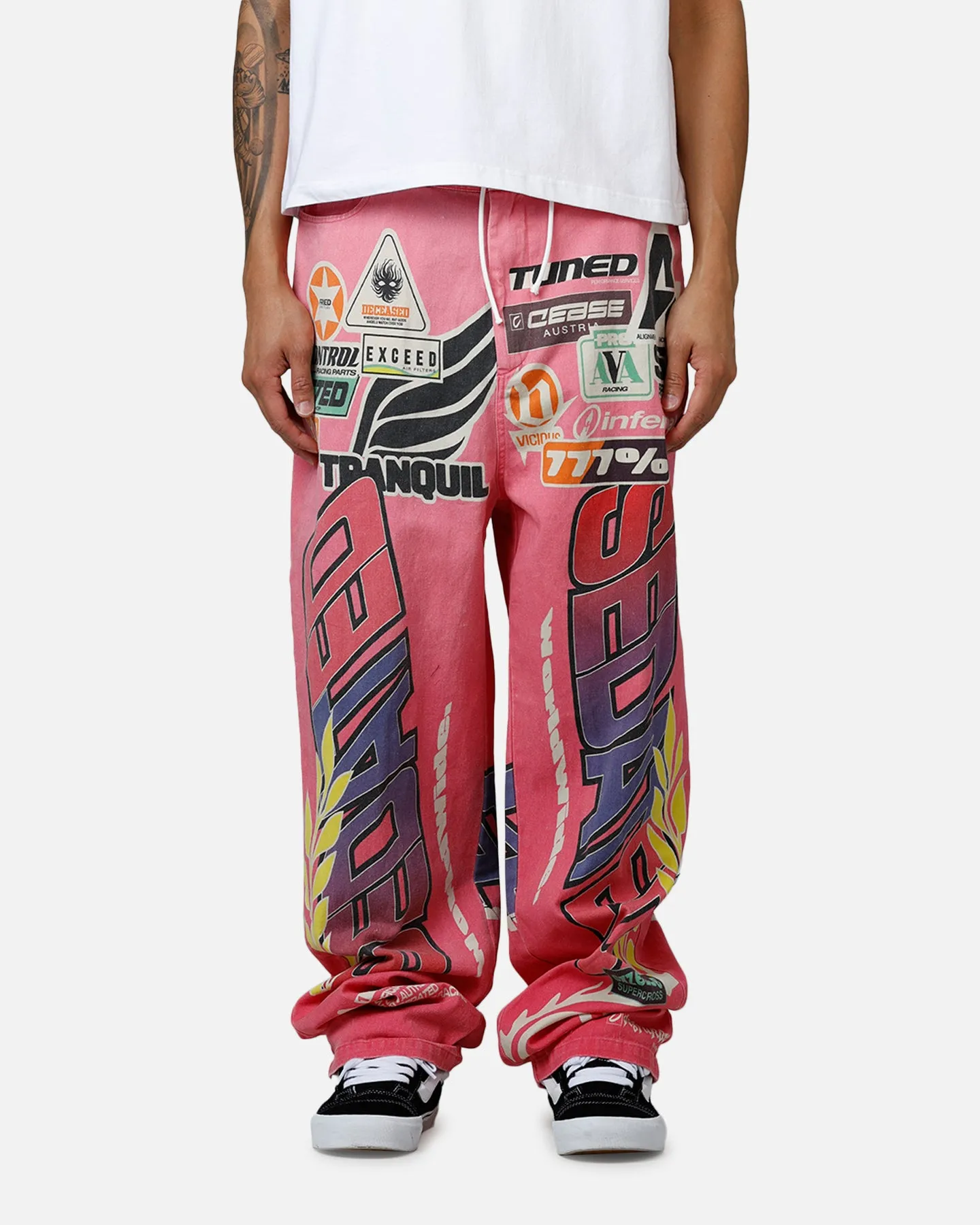 MNML Ultra Baggy Sedated MX Pant Pink sold by Culture Kings