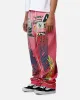 MNML Ultra Baggy Sedated MX Pant Pink sold by Culture Kings