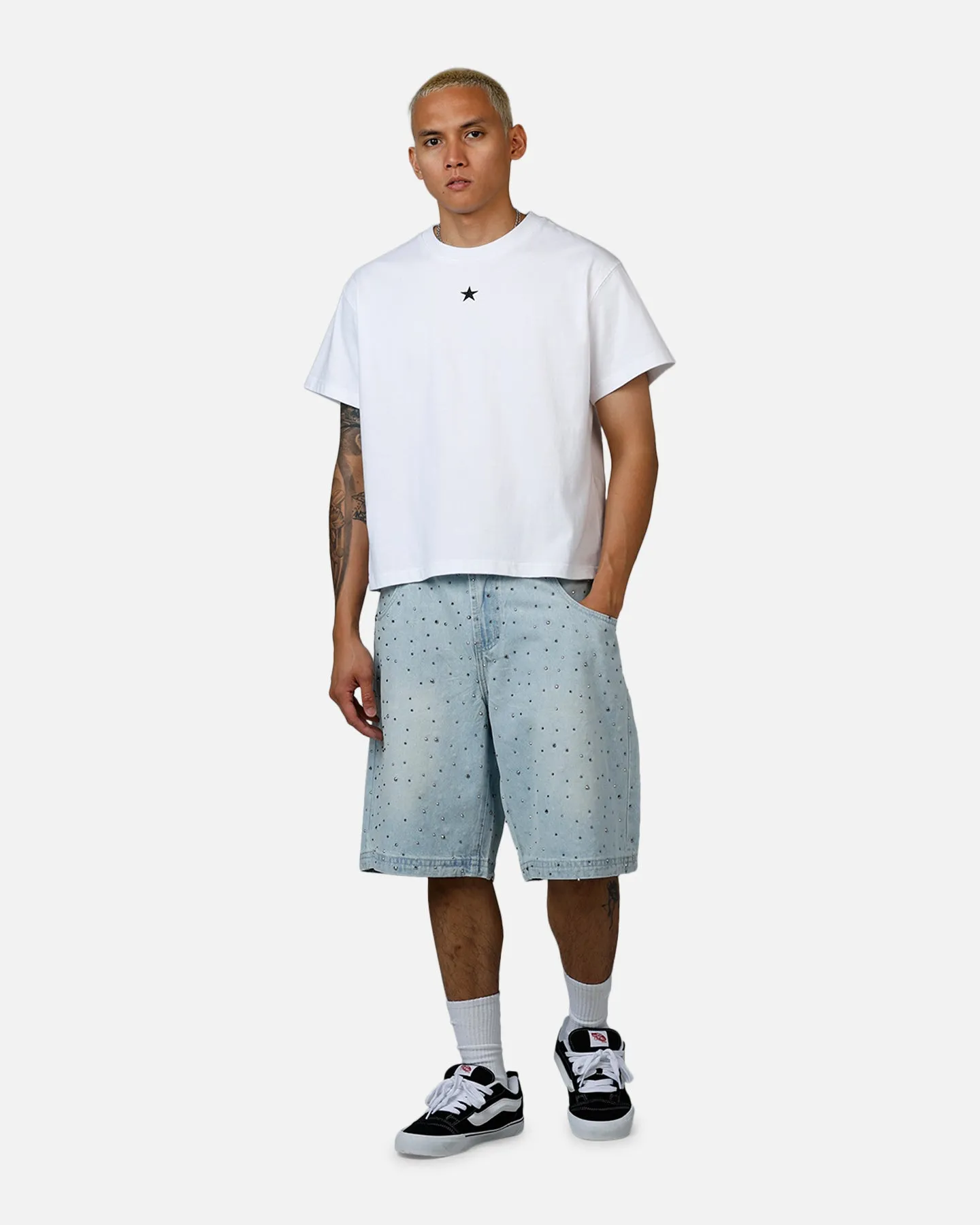 Saint Morta Amplus Glamourama Jorts Blue Dust sold by Culture Kings product image thumbnail 2