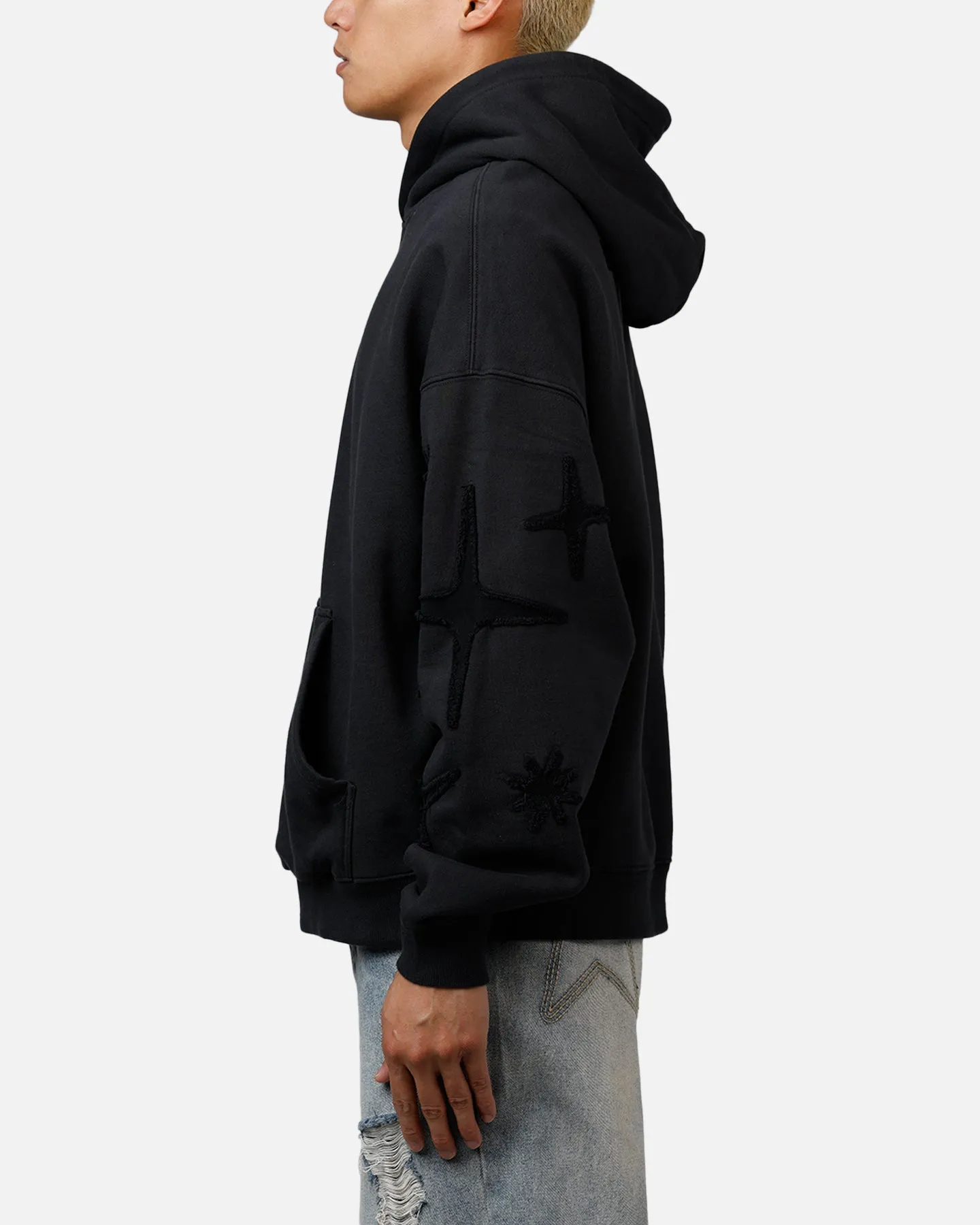 Mitchell & Ness Los Angeles Dodgers 'Starburst' Hoodie Faded Black sold by Culture Kings product image thumbnail 5