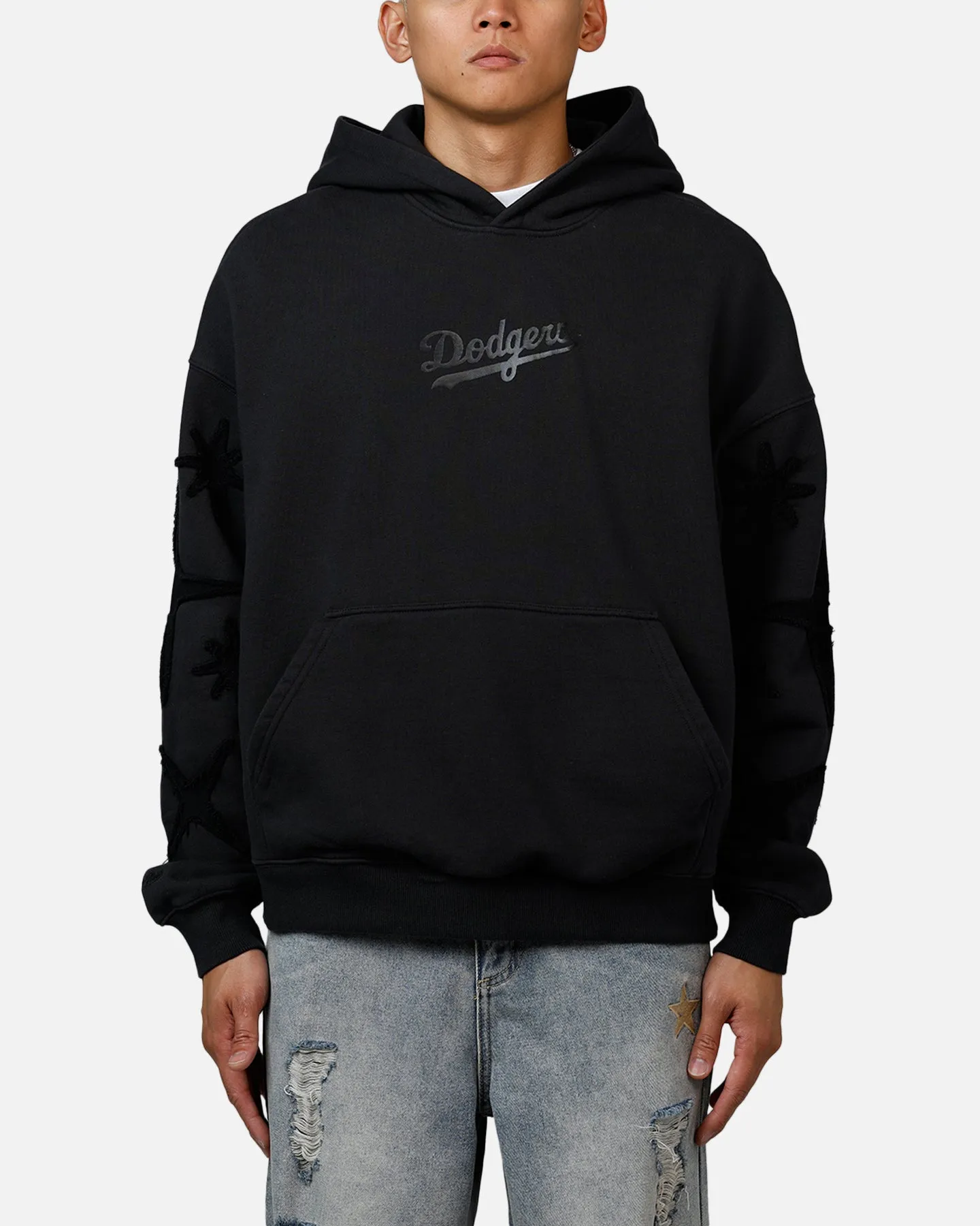 Mitchell & Ness Los Angeles Dodgers 'Starburst' Hoodie Faded Black sold by Culture Kings product image thumbnail 2