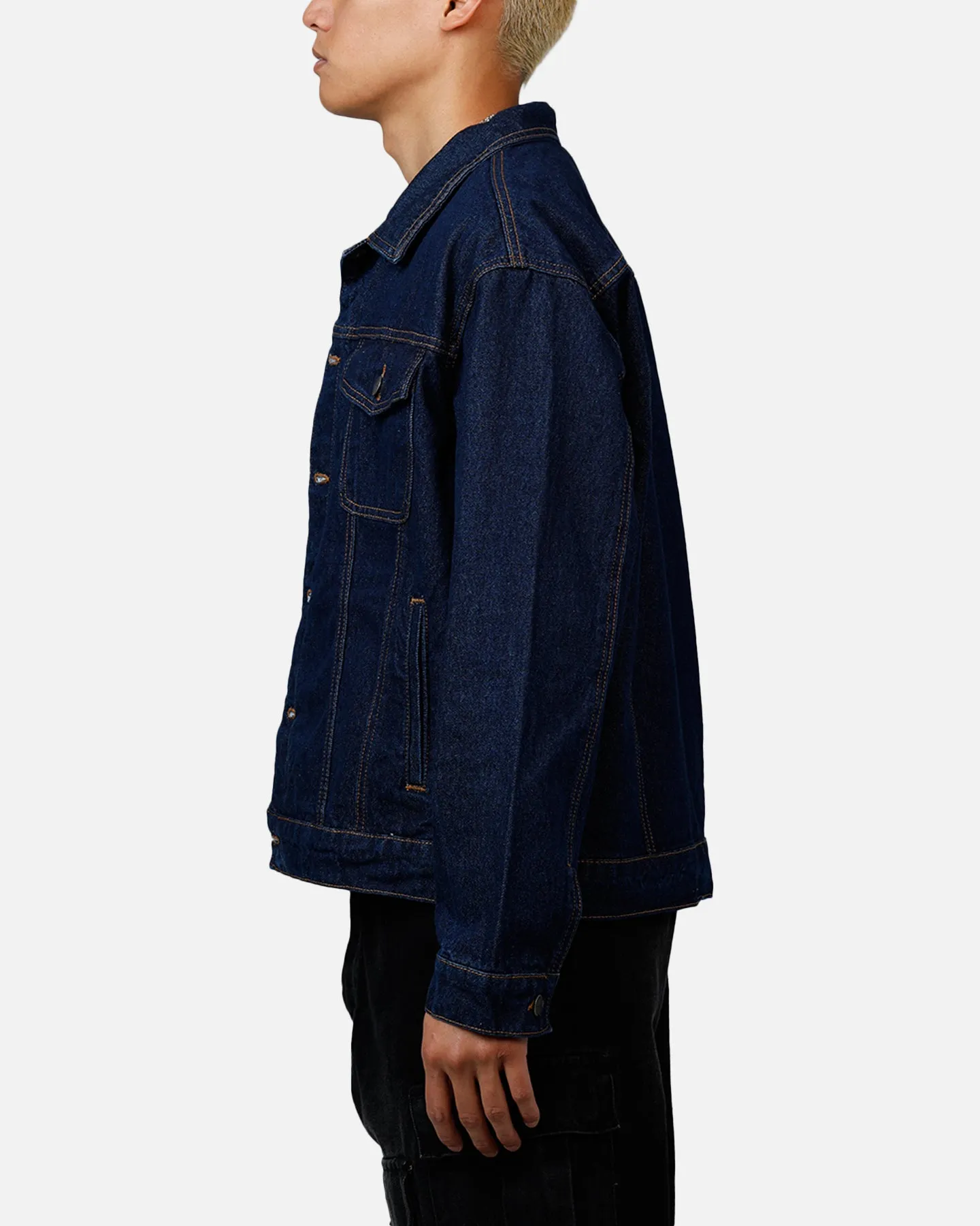 Saint Morta Boxy Denim Jacket Indigo/Tan sold by Culture Kings product image thumbnail 5
