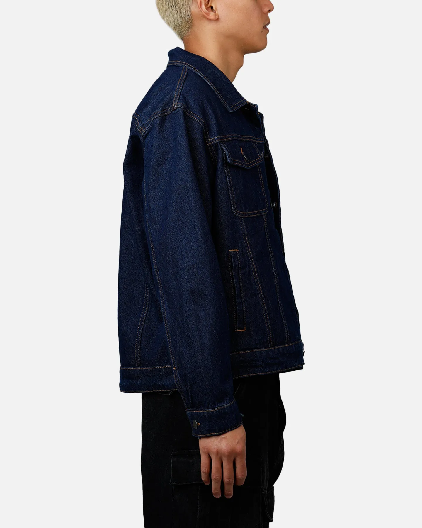Saint Morta Boxy Denim Jacket Indigo/Tan sold by Culture Kings product image thumbnail 4