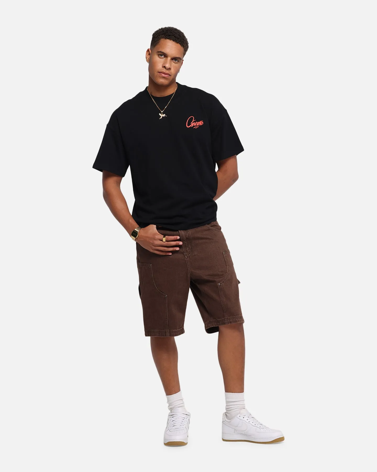 Carre Weatherwear Carpenter Jorts Dark Brown sold by Culture Kings product image thumbnail 2