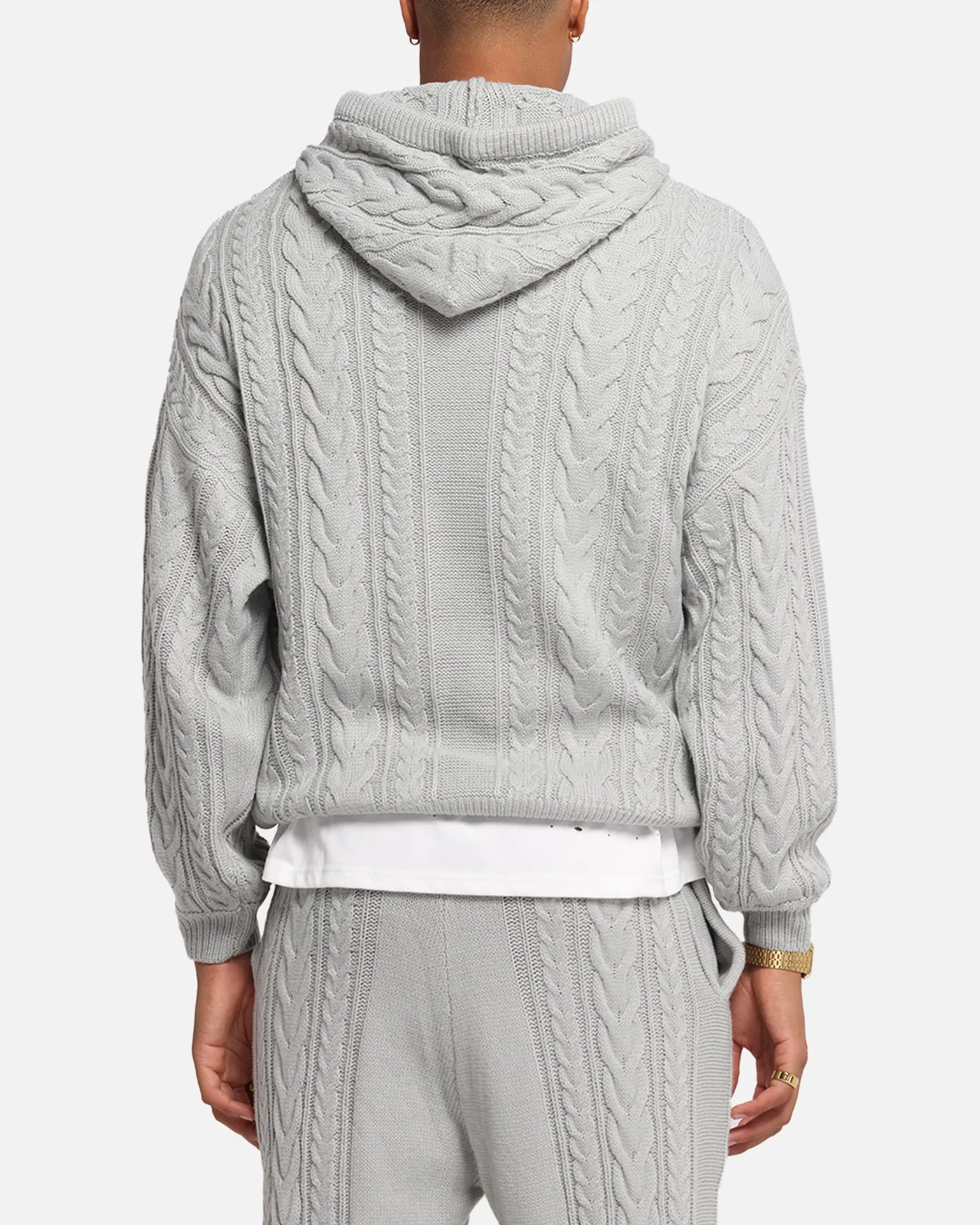 XXIII Lakes Knitted Hoodie Grey sold by Culture Kings product image thumbnail 3