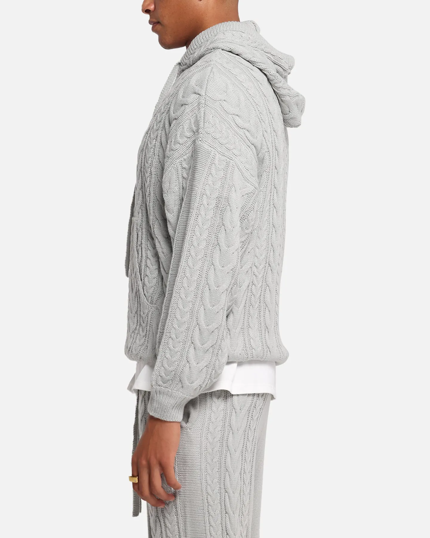 XXIII Lakes Knitted Hoodie Grey sold by Culture Kings product image thumbnail 5
