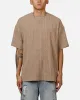 XXIII Rib Knit T-Shirt Tan Marle sold by Culture Kings