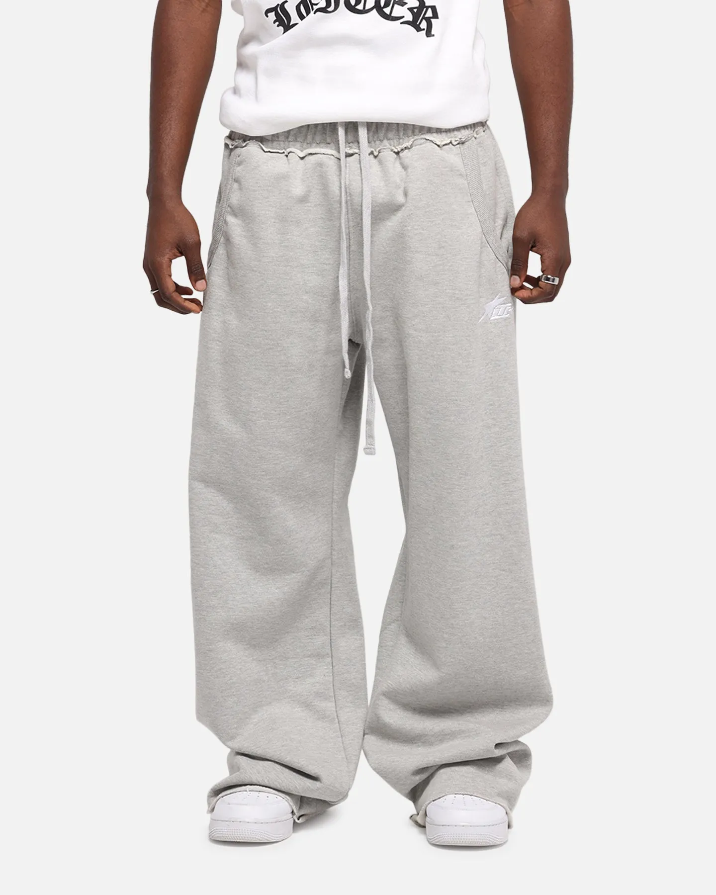 Loiter Layered Track Pants Grey sold by Culture Kings