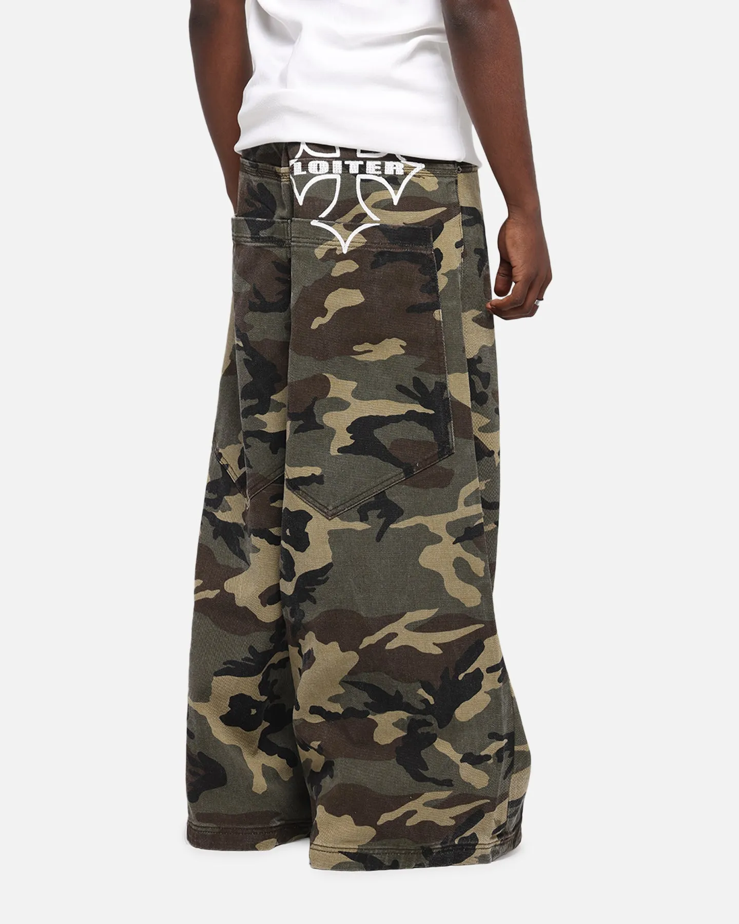 Loiter Skate Jeans Woodland Camo sold by Culture Kings