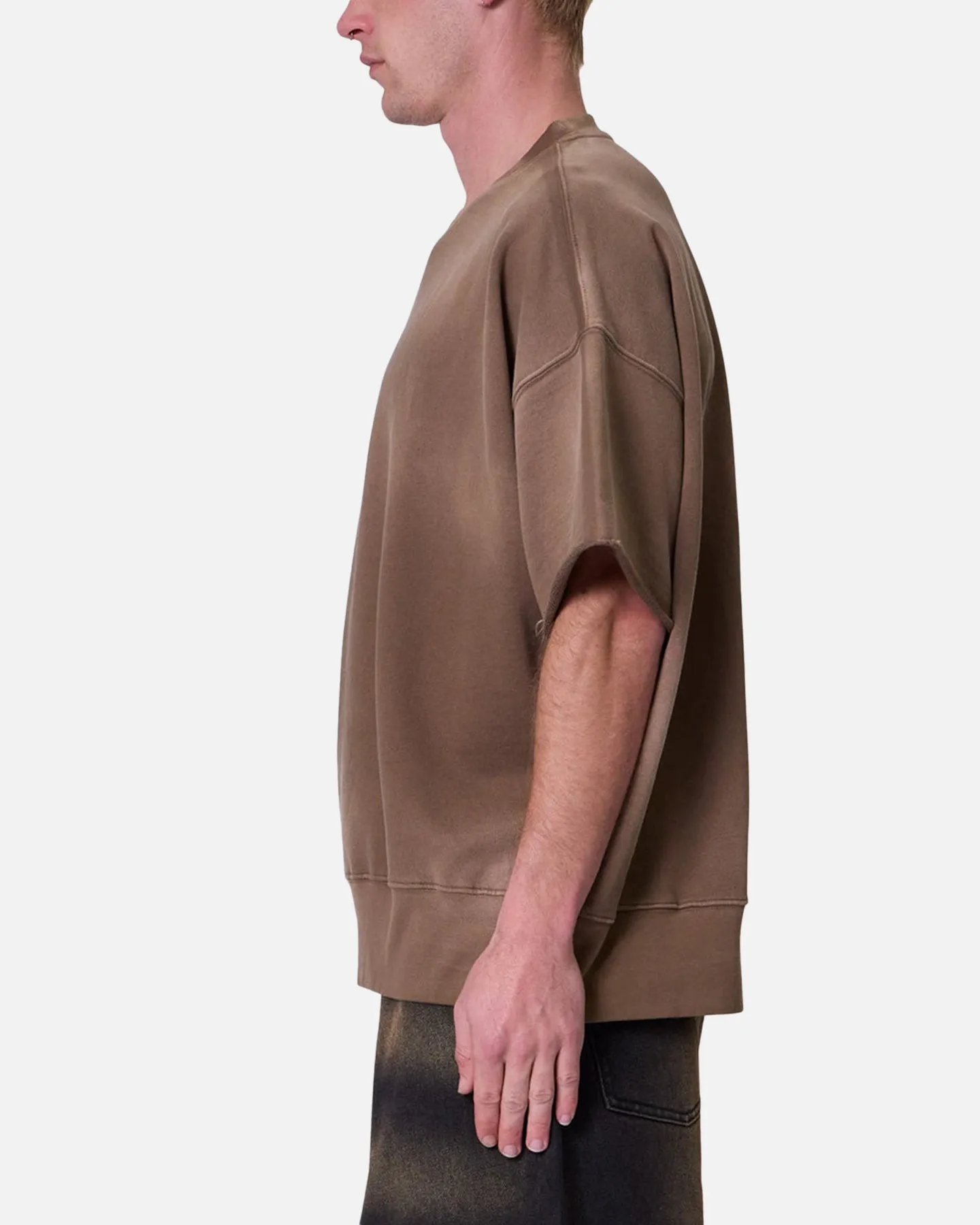 MNML Oversized Crewneck T-Shirt Tan sold by Culture Kings product image thumbnail 4