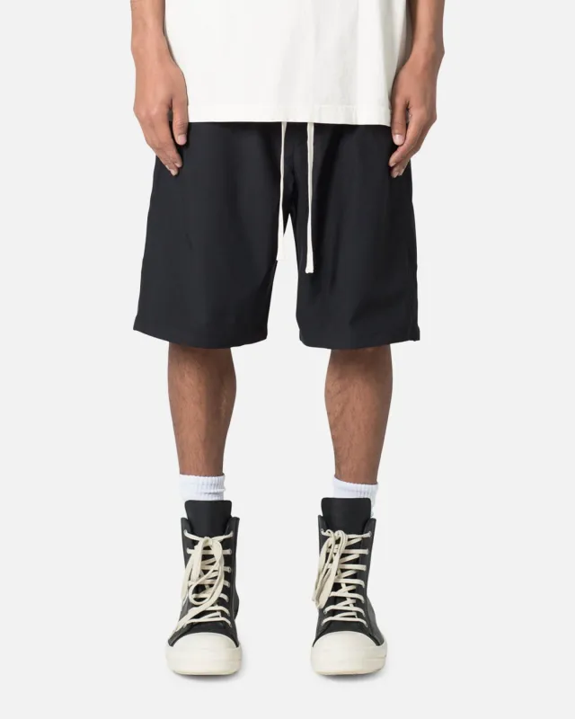MNML Side Snap Nylon Shorts Black sold by Culture Kings