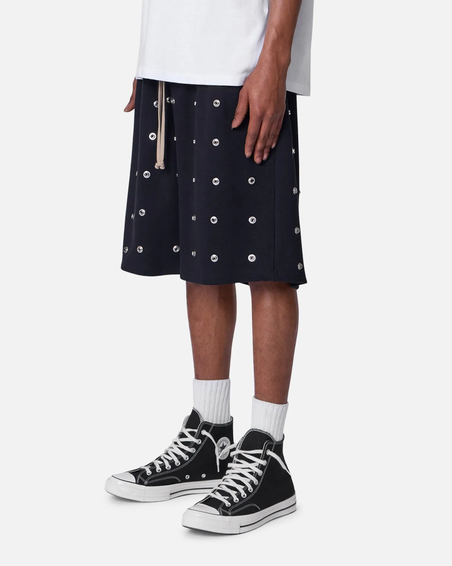 MNML All Over Button Shorts Black sold by Culture Kings product image thumbnail 3