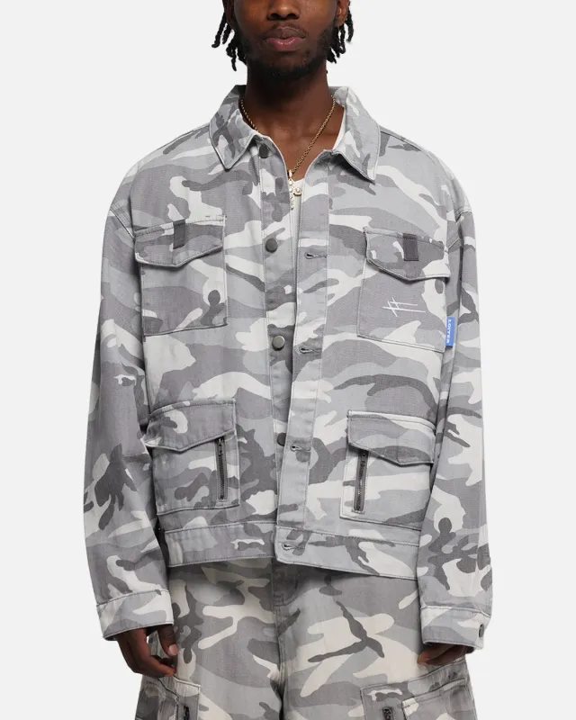 Loiter Combat Utility Jacket Snow Camo sold by Culture Kings