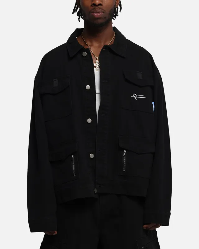 Loiter Combat Utility Jacket Washed Black sold by Culture Kings
