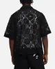 Loiter Lace Button Up Shirt Black sold by Culture Kings