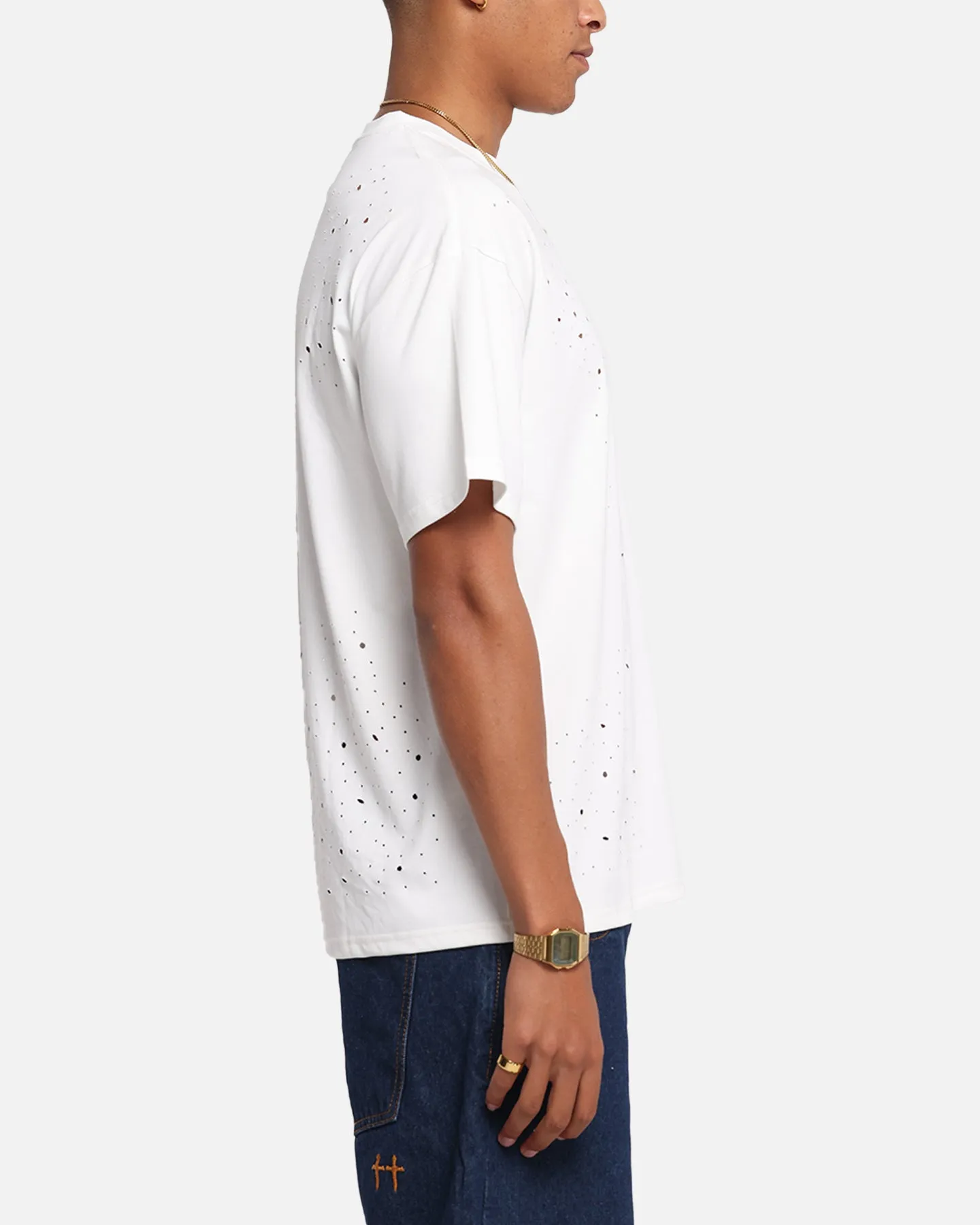 XXIII Distressed T-Shirt White sold by Culture Kings product image thumbnail 4