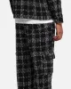 XXIII Boucle Tweed Cargo Pants Black/White sold by Culture Kings