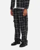 XXIII Boucle Tweed Cargo Pants Black/White sold by Culture Kings
