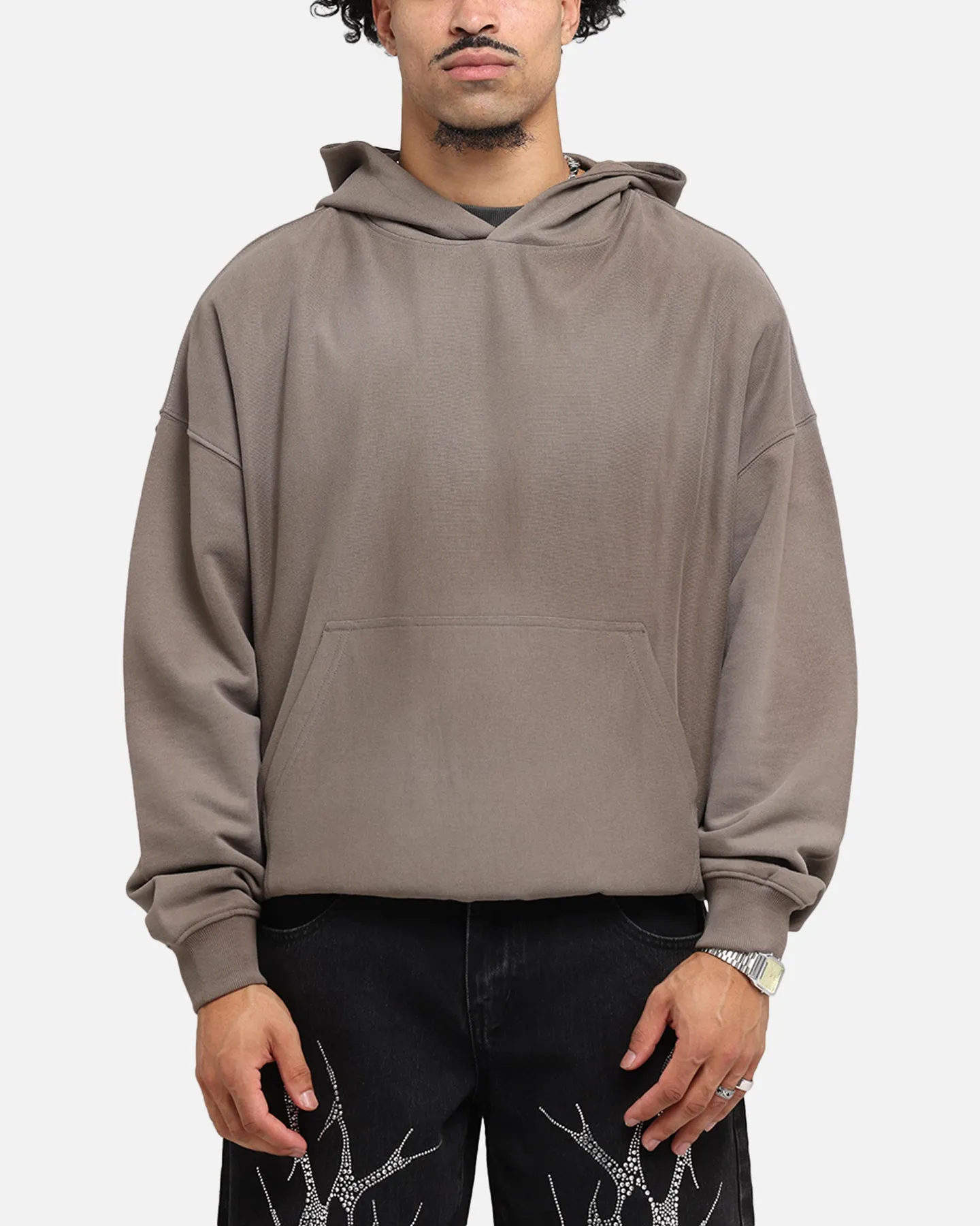 Saint Morta Manticore Boxy Hoodie Sunfade Brown sold by Culture Kings product image thumbnail 2