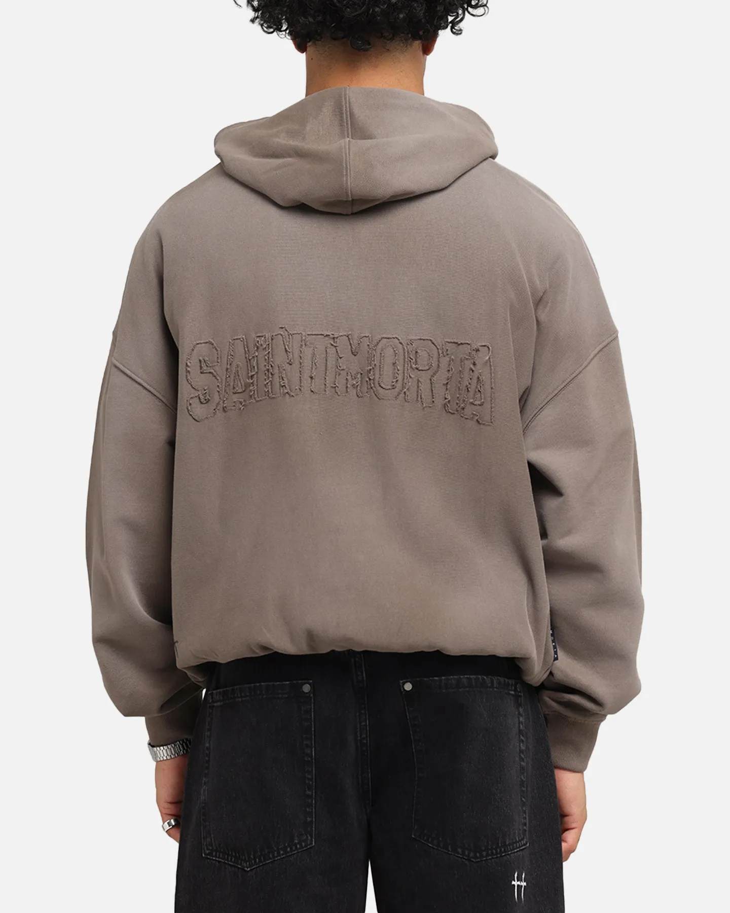Saint Morta Manticore Boxy Hoodie Sunfade Brown sold by Culture Kings